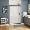 Kameleon 40-44 x 71 in. 6 mm Bypass Shower Door for Alcove Installation with Clear glass in Chrome