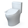 Toto Aquia Iv Cube® Washlet®+ C2 Two-Piece Toilet - 1.28 & 0.9 Gpf - Universal Height