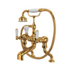 Perrin & Rowe Edwardian Exposed Deck Mount Tub Filler with Handshower