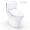 Toto Aquia® IV Cube Washlet®+ S5 Two-Piece Toilet - 1.28 Gpf
