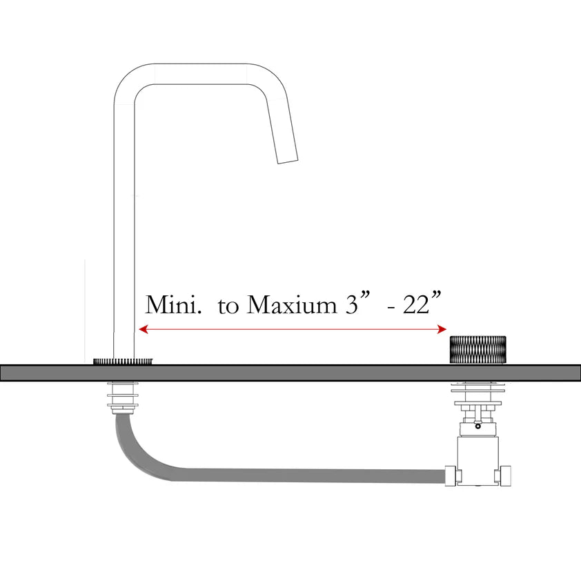 NoHo 2-piece Vessel Sink Bathroom Faucet - F12500