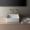 Living-Laufen Square Bathroom Vessel Sink - Golzar Home