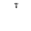 RIOBEL 3" Ceiling Mount Shower Arm With Round Escutcheon