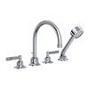 ROHL Graceline® 4-Hole Deck Mount Tub Filler