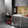 Evia 25 x 22 Acrylic Single Bowl Sink in White