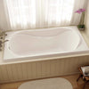 Cocoon 6032 Acrylic Drop-in End Drain Bathtub in White