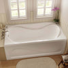 Cocoon 6032 Acrylic Drop-in End Drain Bathtub in White