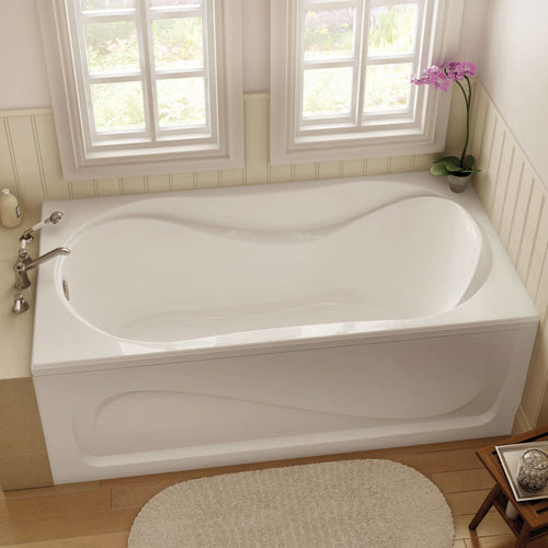 Cocoon 6636 Acrylic Drop-in End Drain Bathtub in White