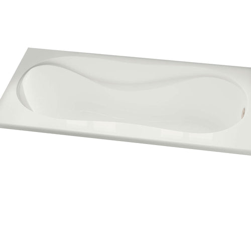 Cocoon 6636 Acrylic Drop-in End Drain Bathtub in White
