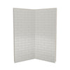 Utile 3636 Composite Direct-to-Stud Two-Piece Corner Shower Wall Kit in Metro Thunder Grey