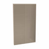 Utile 48 in. Composite Direct-to-Stud Back Wall in Metro Tux