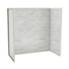 Utile 6030 Composite Direct-to-Stud Three-Piece Tub Wall Kit in Metro Tux