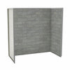 Utile 6030 Composite Direct-to-Stud Three-Piece Tub Wall Kit in Metro Tux