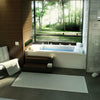Release 6036 Acrylic Drop-in End Drain Bathtub in White