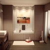 New Town 6032 IF Acrylic Alcove Left-Hand Drain Bathtub in White