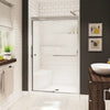 Gallery SH-4834 AcrylX Alcove Center Drain Two-Piece Shower in White