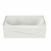 Murmur 6032 A Acrylic Alcove Left-Hand Drain Bathtub in White