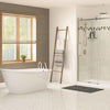 Sax 6032 AcrylX Freestanding End Drain Bathtub in White with White Skirt