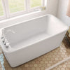 Maax Lounge 6434 Acrylic End Drain In With Skirt 66 x 34-Inch Freestanding Bathtub
