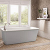Maax Lounge 6434 Acrylic End Drain In With Skirt 66 x 34-Inch Freestanding Bathtub