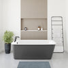 Maax Lounge 6434 Acrylic End Drain In With Skirt 66 x 34-Inch Freestanding Bathtub