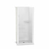 Camelia SH-3636 Acrylic Alcove Center Drain Two-Piece Shower in White