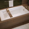 Exhibit 7242 Acrylic Drop-in End Drain Bathtub in White