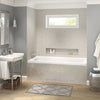 Pose 6632 IF Acrylic Alcove Left-Hand Drain Bathtub in White