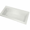 Pose 7242 IF Acrylic Corner Left Left-Hand Drain Bathtub in White