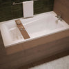 Exhibit 6632 IF DTF Acrylic Alcove Left-Hand Drain Bathtub in White