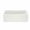 Bosca 6030 IFS Acrylic Alcove Left-Hand Drain Bathtub in White
