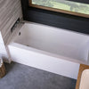 Mackenzie 6032 AcrylX Alcove Left-Hand Drain Bathtub in White