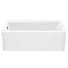 Mackenzie 6032 AcrylX Alcove Left-Hand Drain Bathtub in White