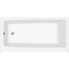 Mackenzie 6032 AcrylX Alcove Left-Hand Drain Bathtub in White