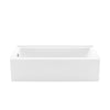 Bosca Access 6030 AFR Acrylic Alcove Left-Hand Drain Bathtub in White