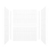 Versaline 48 in. Alcove Wall Kit - Vertical in White