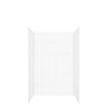 Versaline 48 in. Alcove Wall Kit - Vertical in White