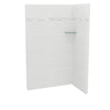Utile 4832 Composite Direct-to-Stud Two-Piece Corner Shower Wall Kit in Metro Origin Arctik