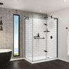 Utile 6036 Composite Direct-to-Stud Three-Piece Alcove Shower Wall Kit in Metro Tux