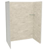 Utile 6036 Composite Direct-to-Stud Three-Piece Alcove Shower Wall Kit in Metro Tux