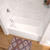 AF-Monaco 6030 AcrylX Alcove Left-Hand Drain Bathtub in White