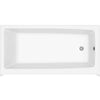 AF-Monaco 6030 AcrylX Alcove Left-Hand Drain Bathtub in White