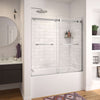 AF-Monaco 6030 AcrylX Alcove Left-Hand Drain Bathtub in White
