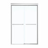 Kameleon 40-44 x 71 in. 6 mm Bypass Shower Door for Alcove Installation with Clear glass in Chrome