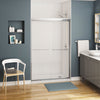Kameleon 40-44 x 71 in. 6 mm Bypass Shower Door for Alcove Installation with Clear glass in Chrome