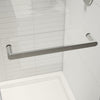 Halo Pro 60 x 32 x 78 3/4 in. 8mm Sliding Shower Door with Towel Bar for Corner Installation with Clear glass in Chrome