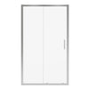 Connect Pro 45-46 ½ x 76 in. 6mm Sliding Shower Door for Alcove Installation with Clear glass in Chrome