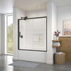 Maax Connect 55 1/2- In 6 mm For Installation With Clear Glass In 57 x 57-Inch Tub Door