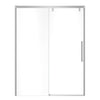 Uptown 56-59 x 76 in. 8 mm Sliding Shower Door for Alcove Installation with Clear glass in Chrome