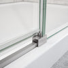 Uptown 56-59 x 76 in. 8 mm Sliding Shower Door for Alcove Installation with Clear glass in Chrome